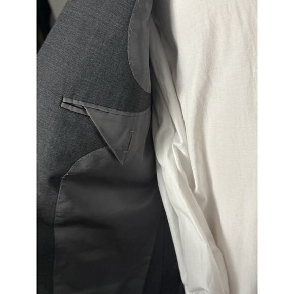 Tom Ford Charcoal Gray Suit Jacket Blazer 50/40L US Men’s Wool Notch Lapel - Picture 9 of 9